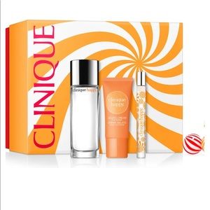 limited-edition set featuring the bright & uplifting scent of Happy by Clinique.